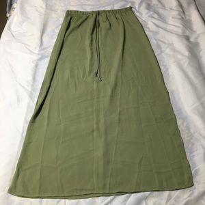NWT! Faded Glory Light Army Green Skirt